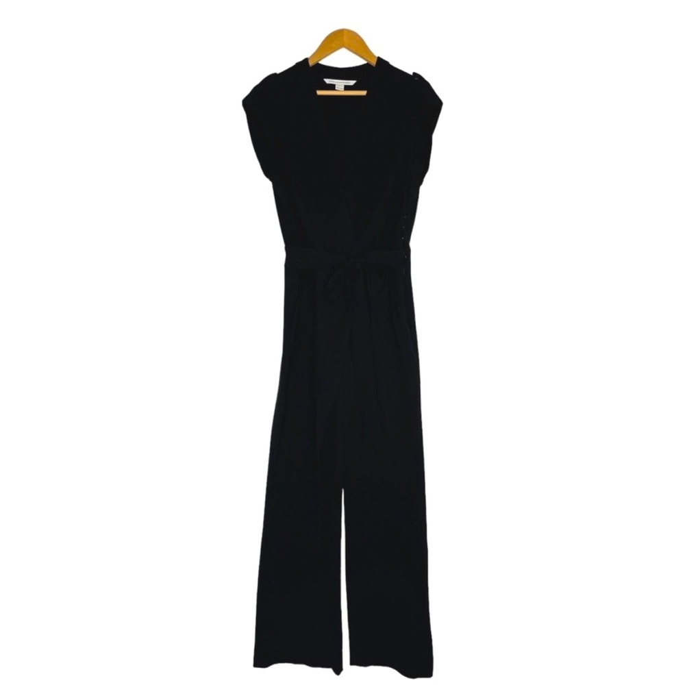 Diane von Furstenberg "Rawena" woven jumpsuit.